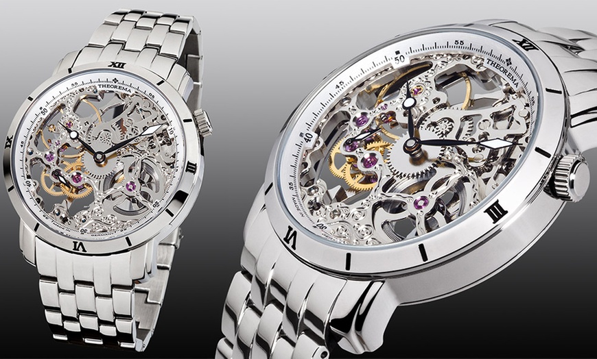 Image 9: Men's Theorema Rio Skeleton Watch