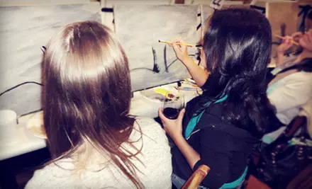 $17 for Social Painting Class from Wine and Palette (Up to $35 Value) - Primary Image
