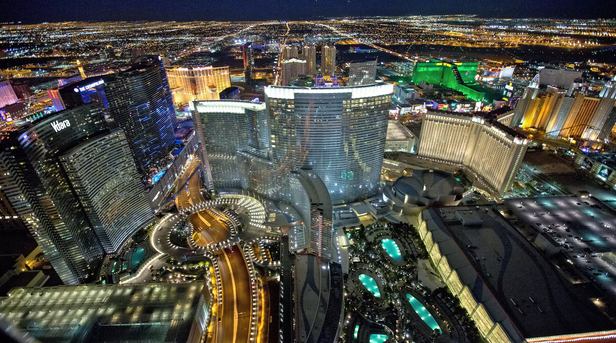 Las Vegas Helicopter Night Strip Flight Tour with Dinner or Transport