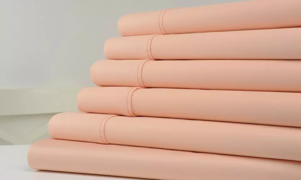 Kathy Ireland Gallery 1200 Thread Count Cotton Rich 6 Piece Sheet Sets