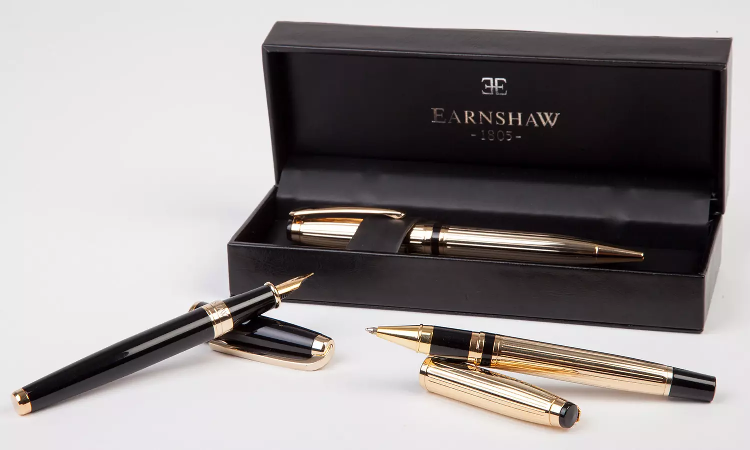 Thomas Earnshaw Fountain, Ball or Roller Pen in Gift Box for £24.98 (76% Off) - Primary Image