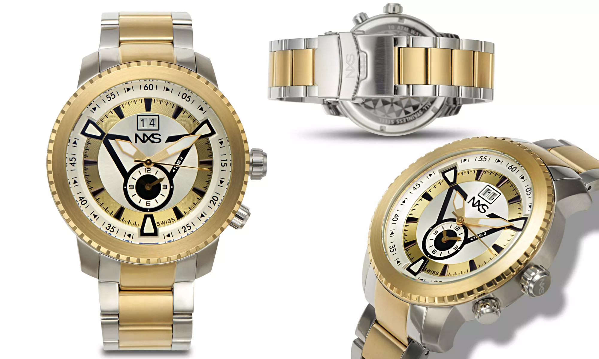 NXS Colby Men's Swiss Chronograph Watch - Second Medium