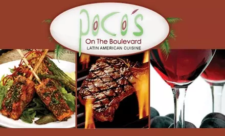 $10 for $20 Worth of Contemporary Latin American Fare from Poco's on the Boulevard - Primary Image