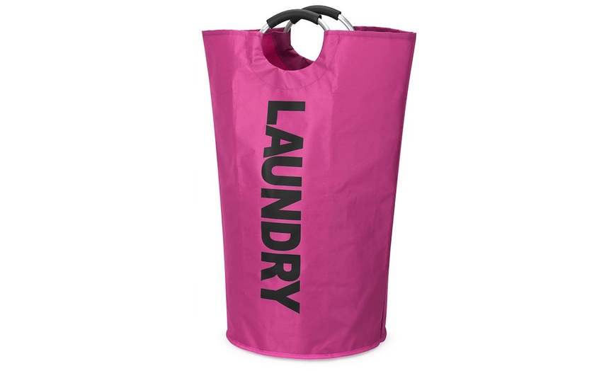 Image 4: 90L Large Laundry Basket Mesh Laundry Wash Bags for Socks Underwear Hosiery Bras