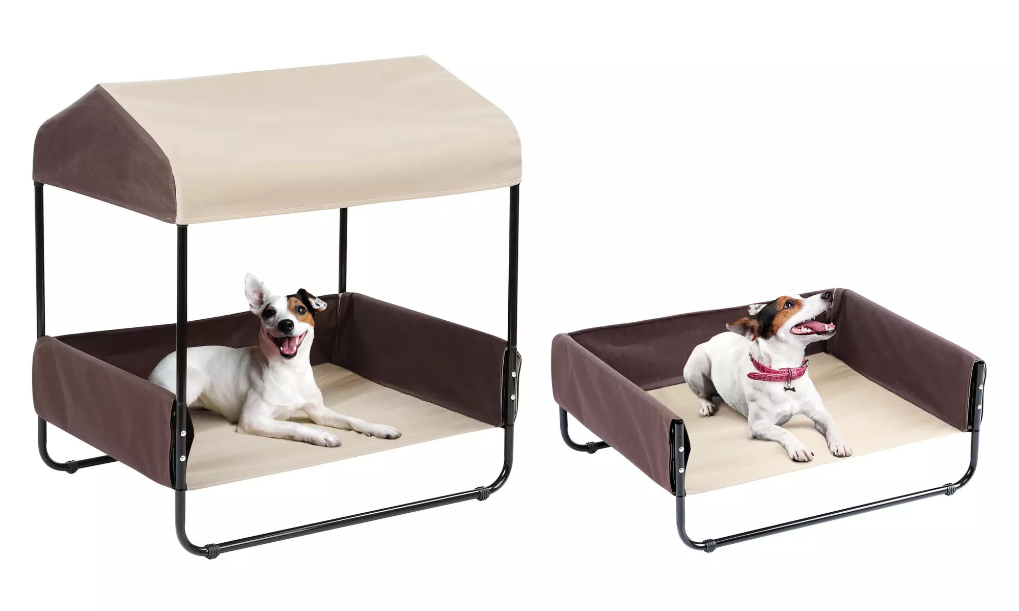 Portable Pet Bed with Canopy for Shade - Second Medium
