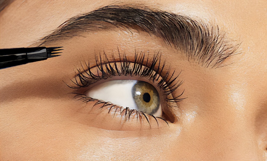 Image 3: Feutre waterproof à sourcils avec 4 micro-traits