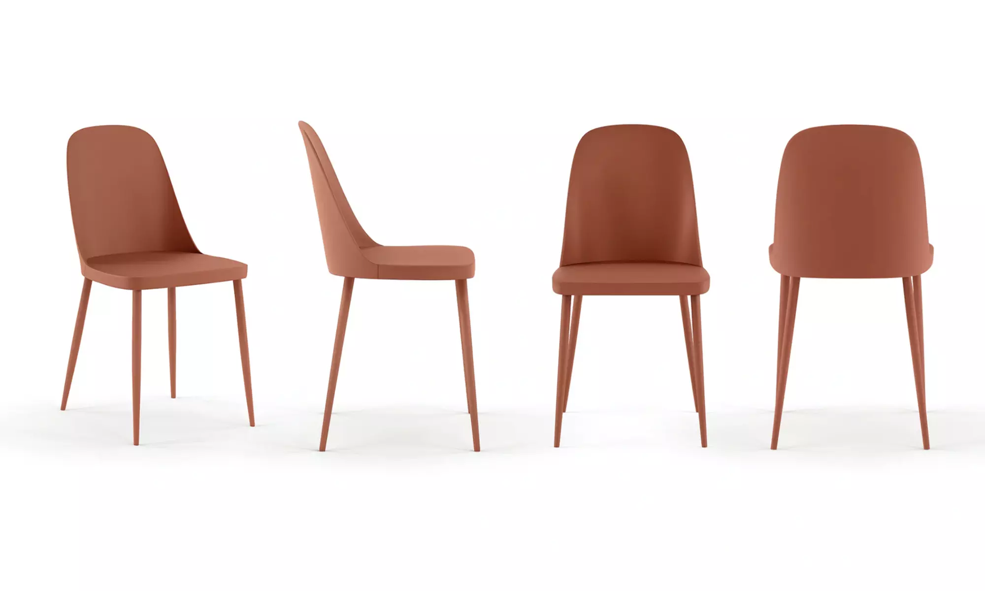 Set di 4 sedie Athena