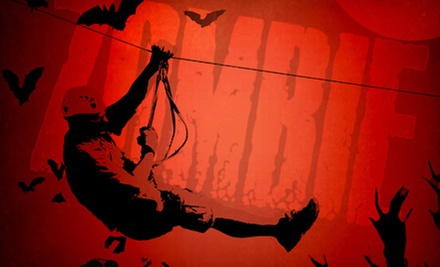 Admission to Zip Lines & Zombies Tour at DFW Adventure Park.  - Primary Image