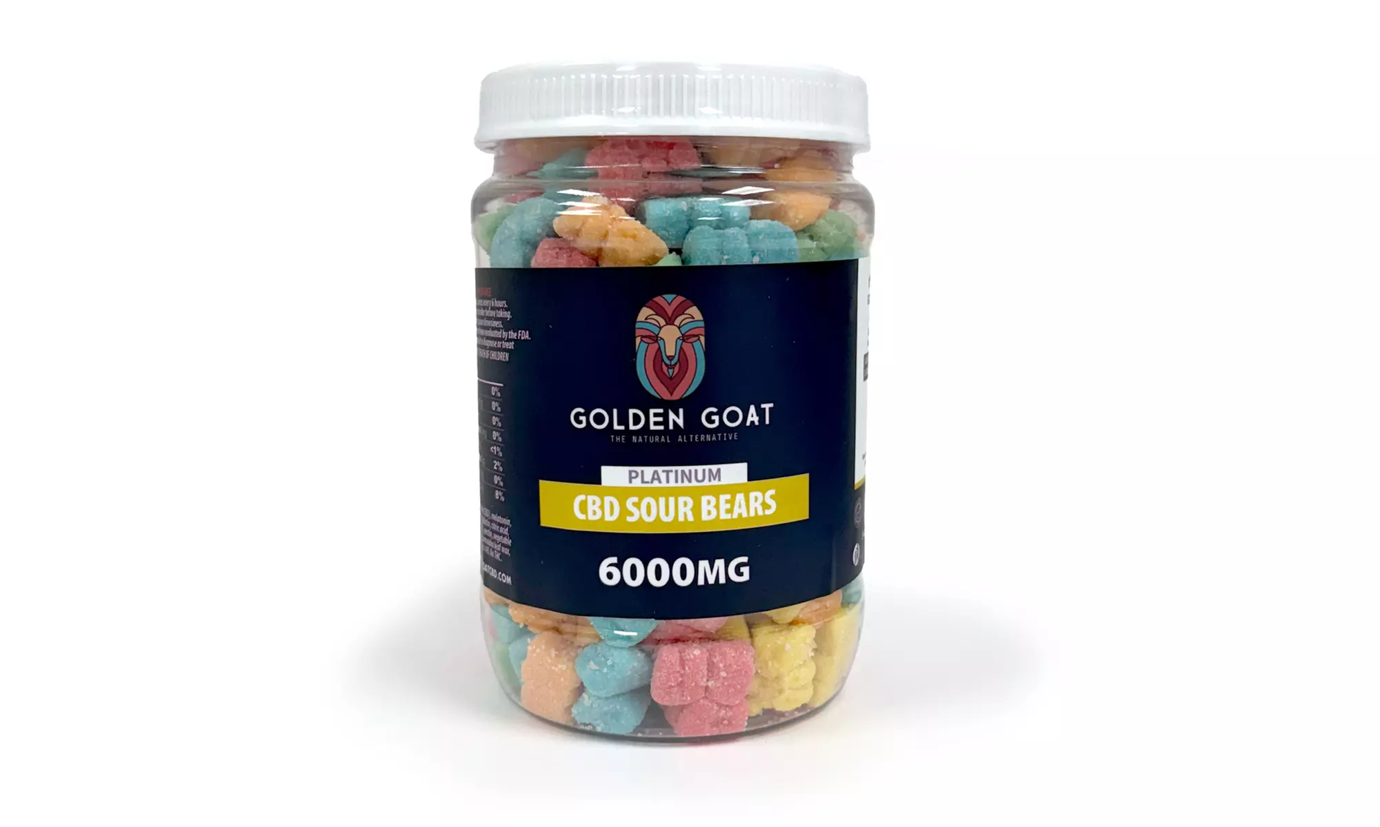 3000MG - 12,000MG Premium Grade CBD Infused Gummies by Golden Goat