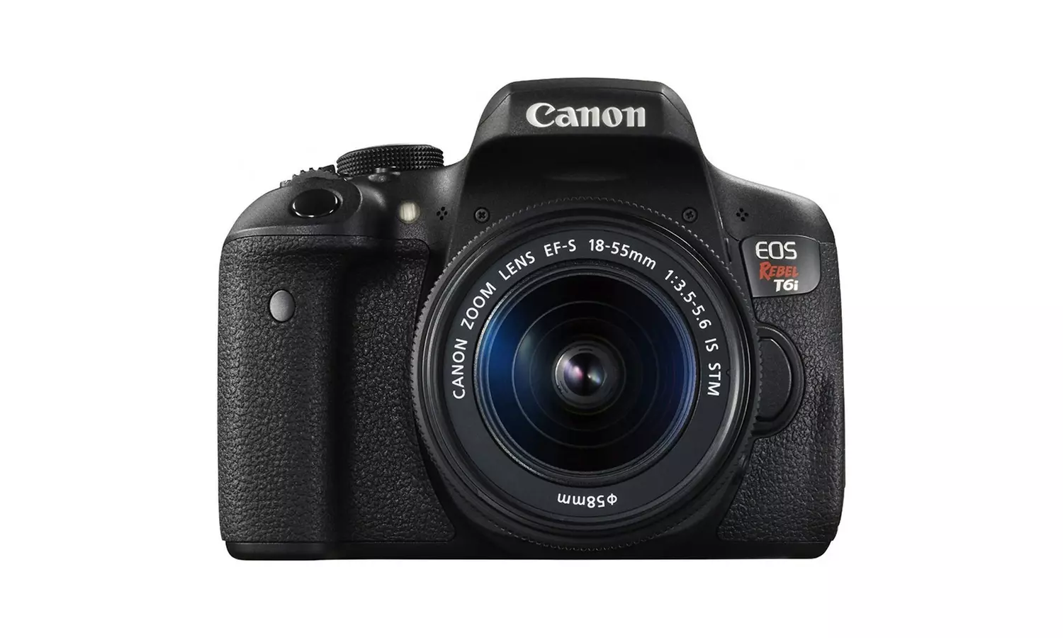 Canon EOS Rebel T6i 24.2MP 1080p DSLR Camera with Lens Kit - Primary Image