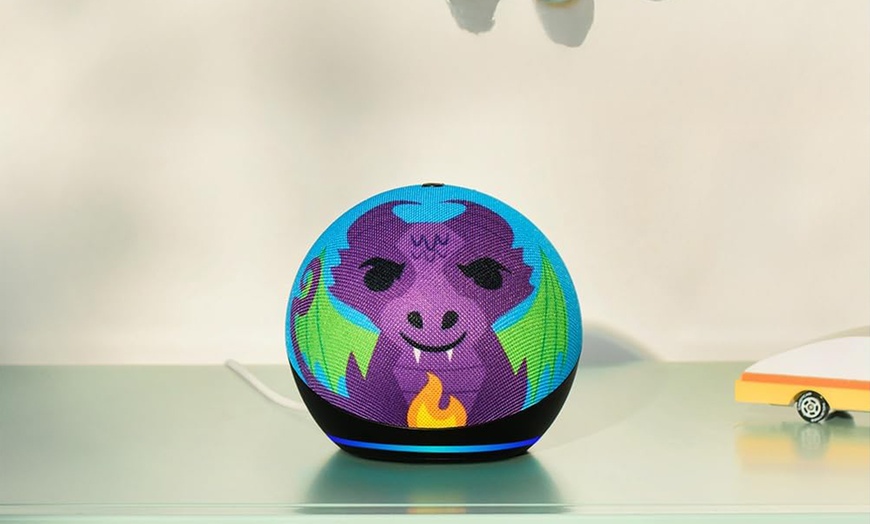 Image 7: New Amazon Echo Dot (5th Gen) Smart Speaker - Improved Audio, Alexa Voice Control