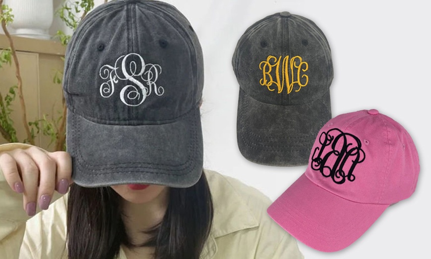 Image 2: Get a Custom Embroidered Hats with Unique Designs!