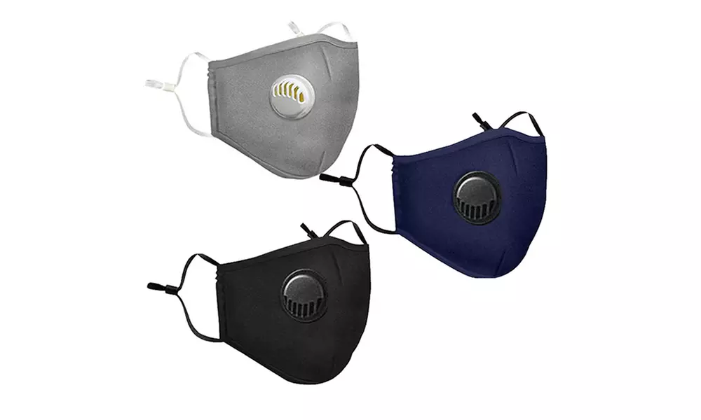 2 ou 4 masques en coton lavables avec 2 filtres - Primary Image