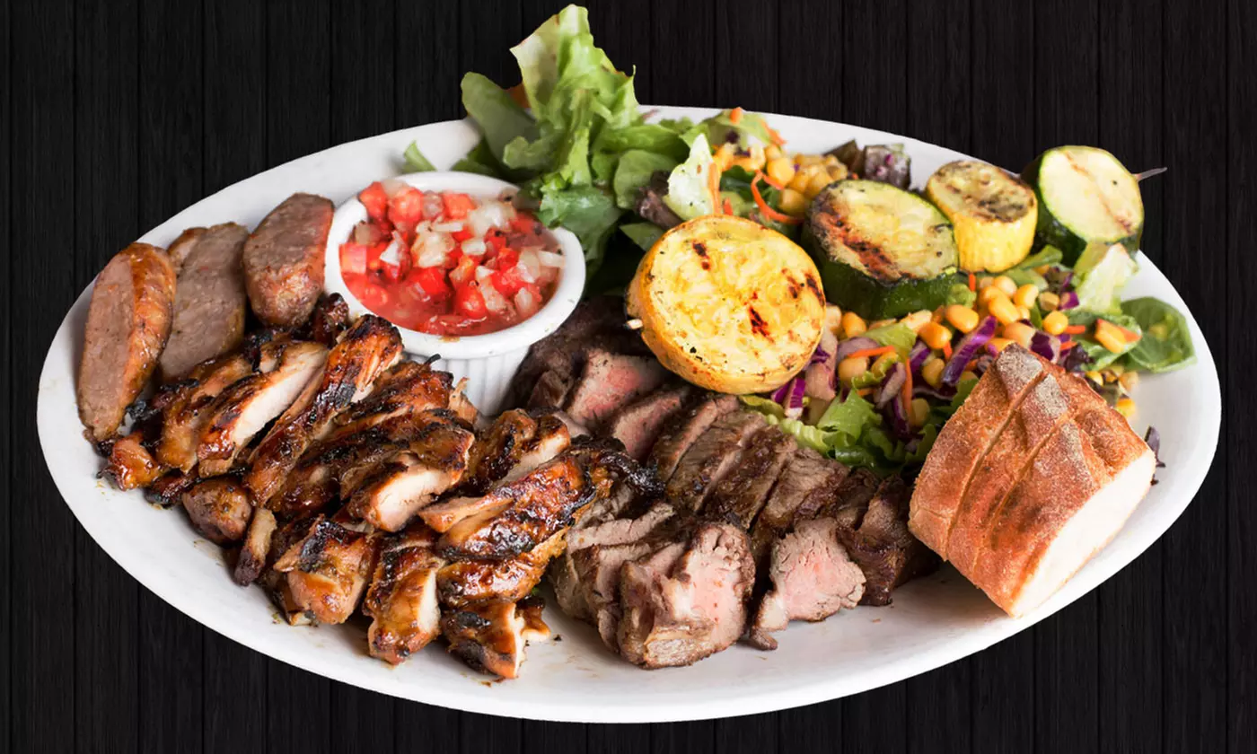 Brazilian Barbecue and Drinks for Two at Silvio's Brazilian Beach BBQ (33% Off). Two Options Available.  - Primary Image