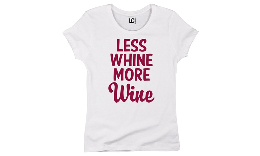 Women's Wine T-Shirts | Groupon Goods