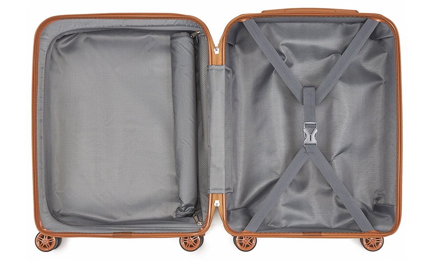 Image 6: Kono Hard Shell Suitcase One or 3-Piece Set