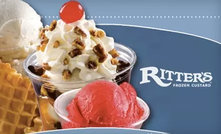 $3 for $6 Worth of Frozen Treats at Ritter's Frozen Custard - Primary Image