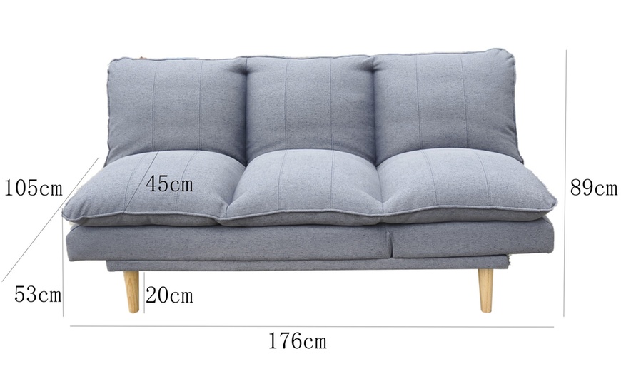 Image 4: DS Living Amalfi 3-Seater Sofa 