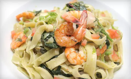$28 for a Three-Course Italian Dinner for Two at Basil & Thyme Italian Bistro in Newark (Up to $57 Value) - Primary Image