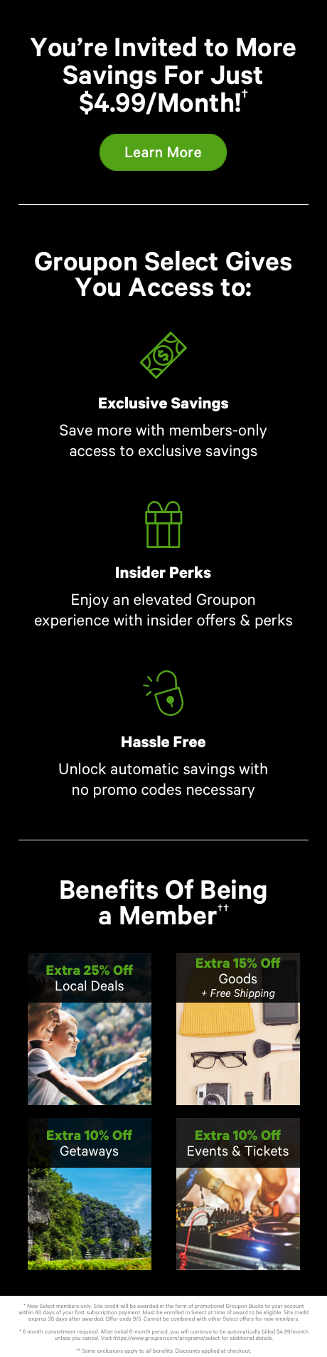 Join Groupon Select