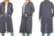 MOA Collection Women's Plus Size Long Sweater Cardigan - Second Medium