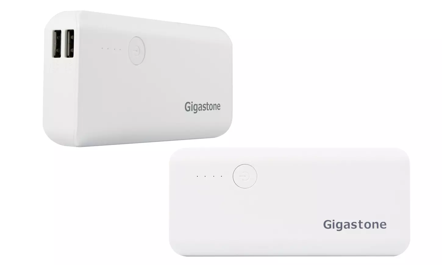Gigastone 10,000 mAh Power Bank with 2 USB Outputs - Primary Image