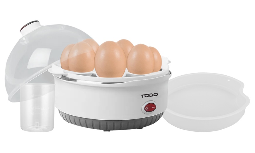 Image 6: TODO 350W Egg Cooker Poacher 7 Cell Tray