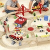 Image 4: AIYAPLAY Wooden Train Set, Mine-Themed or with Crane