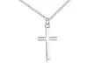 Collier avec pendentif croix, coloris au choix, Philip Jones - Second Medium