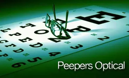 $50 for a Basic Eye Examination or $75 for a Contact Lens Examination from Peepers Optical (Up to $167 Value) - Primary Image