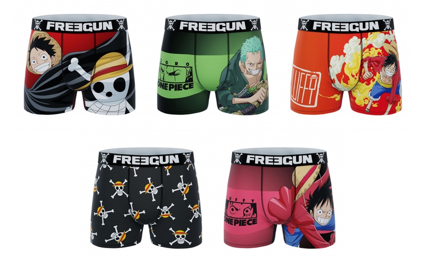 Image 9: Lot de 4 ou 5 boxers Freegun divers Cobranding pour homme