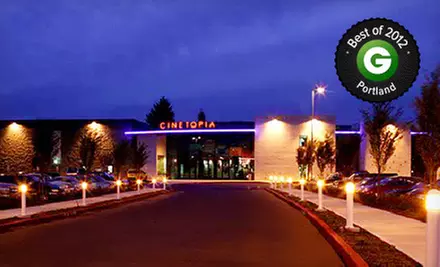 $16 for a Movie and Drinks for Two at Cinetopia (Up to $44 Value) - Primary Image