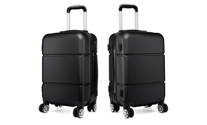 Image 3: ABS Hard Shell Cabin Suitcase