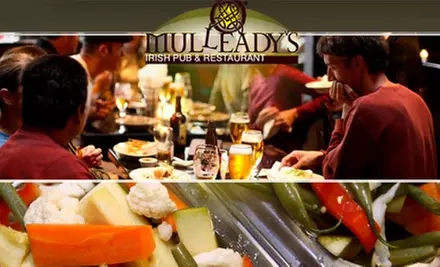 $25 Worth of Irish Fare at Mulleady's Irish Pub & Restaurant - Primary Image