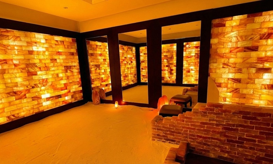 Image 9: Salt Room Yoga Experience: Wellness, Relaxation & Breathing Sessions