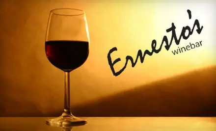 $12 for $25 Worth of Upscale Comfort Food, Wine, and Craft Beer at Ernesto's Wine Bar - Primary Image