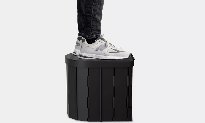 Image 4: Foldable Compact Portable Toilet Potty Loo