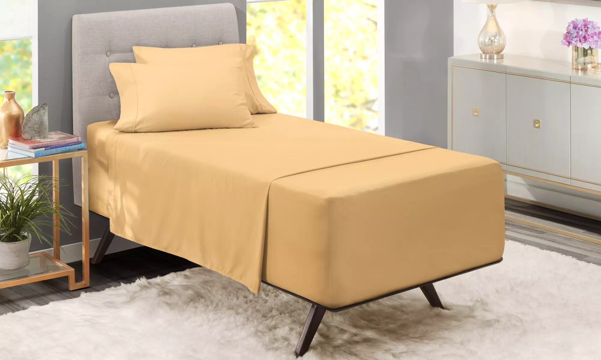 Nestl Extra Deep Pocket Sheets - 18-24 Inch Fitted Bed Sheet Set - 6 Piece
