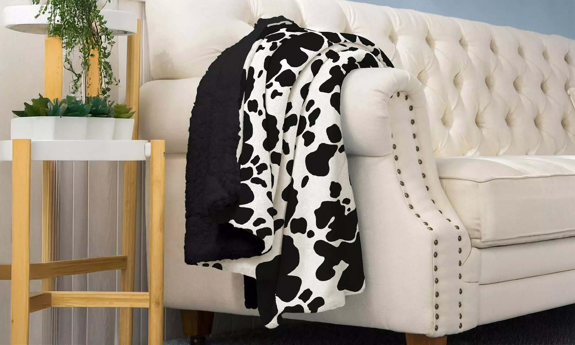 Morbida e calda coperta in sherpa