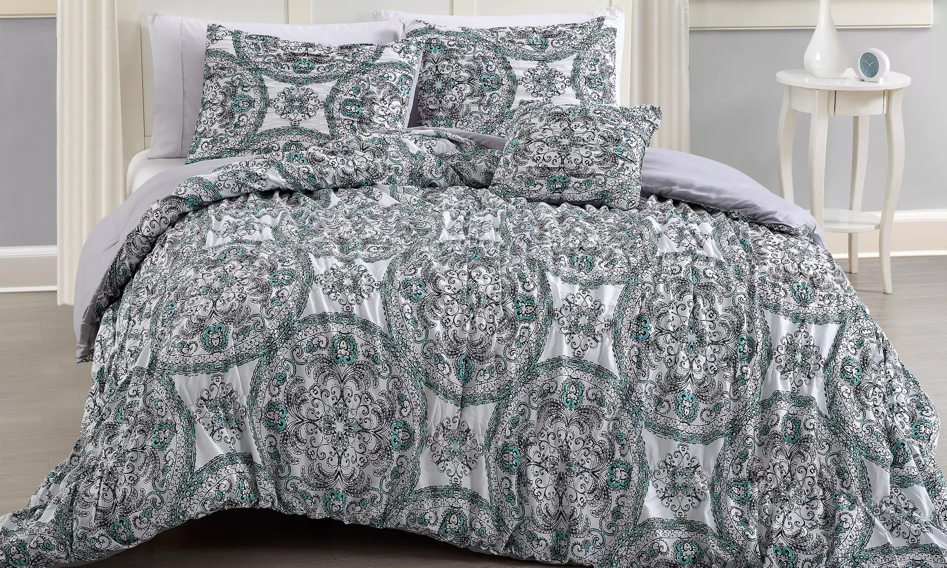 Ruched Comforter Set (4-Piece) - Primary Image