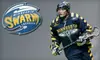 $52 for Two Colony-Level Sideline Seats, a $10 Concession Voucher, and a $10 Merchandise Voucher for a Minnesota Swarm National Lacrosse League Match ($104 value). Choose From Three Games.