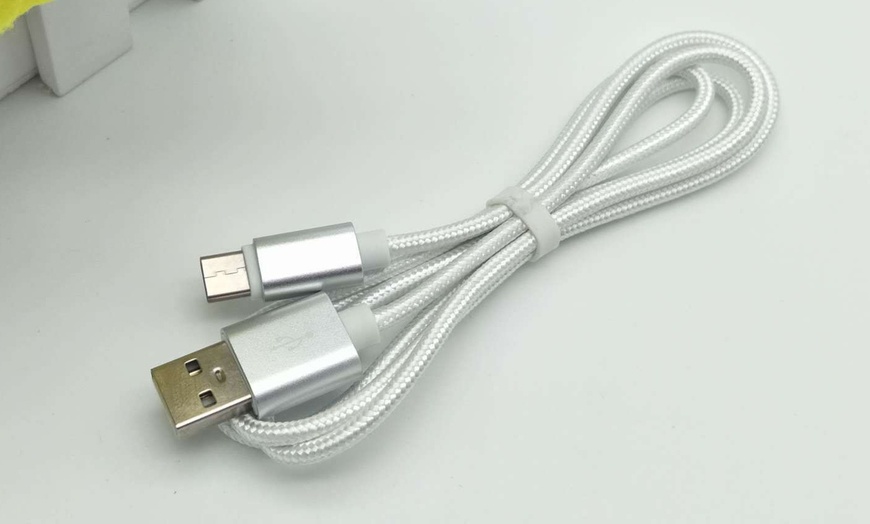 Image 5: 6FT USB Type C  Data Sync Charger Cord Charging Cable Tablet Phones