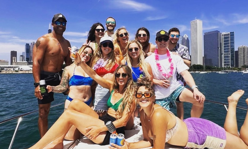 Image 9: 3 or 5-Hour Yacht Rental on 32ft Bad Boys V2 or Any Yacht