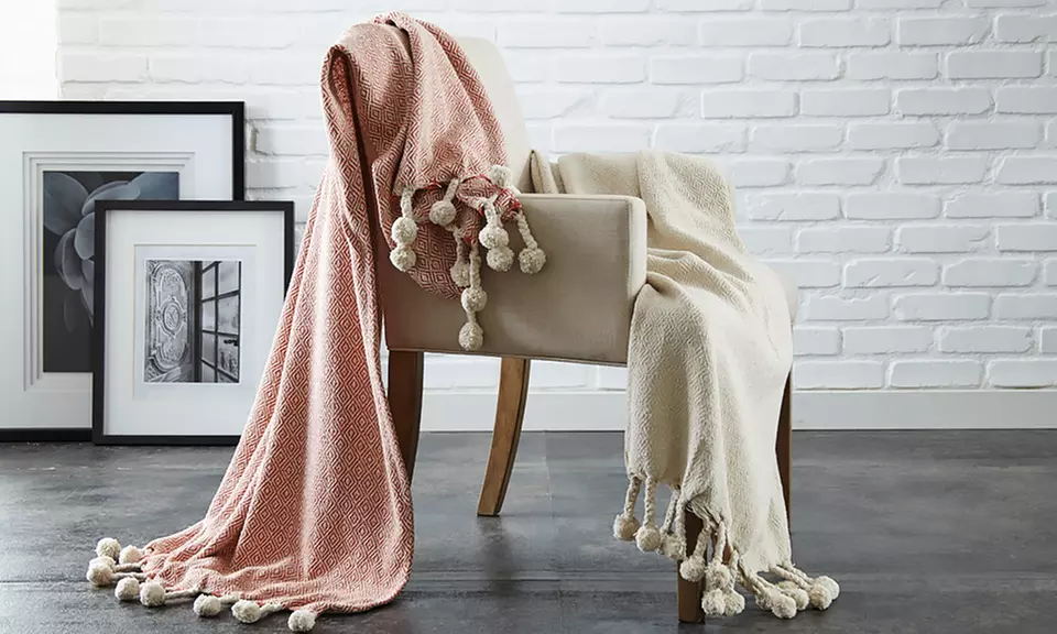 100% Cotton Throw Blankets (2-Pack)  - Primary Image
