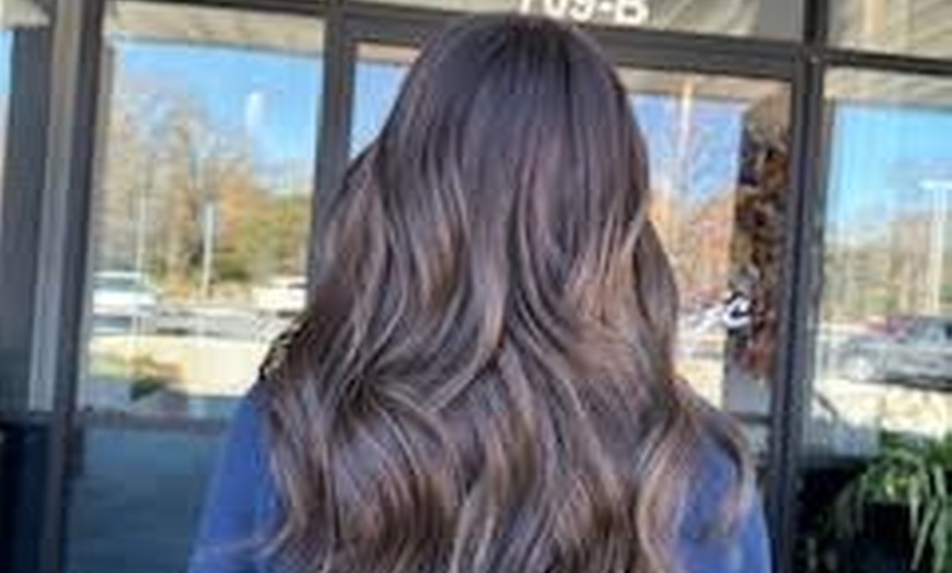 Image 4: Haircut, Conditioning, Blowout w/ Optional All Over Color or Highlight