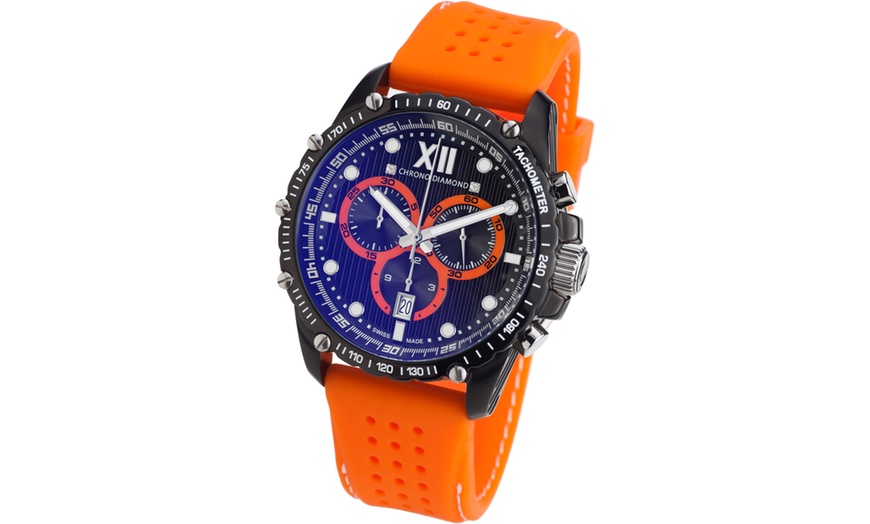 Image 11: Chrono Diamond Men's Watch