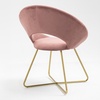 Image 14: Ronde velours fauteuil 'Grace'