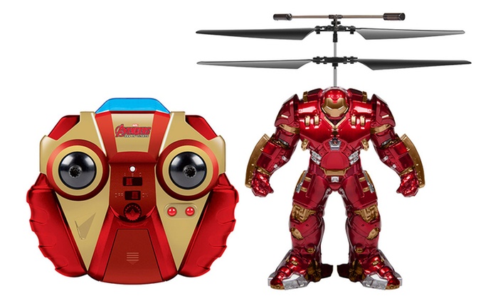 select man hulkbuster - action figure 8'' - iron marvel Comics  Marvel or Control Helicopter  Groupon Remote DC