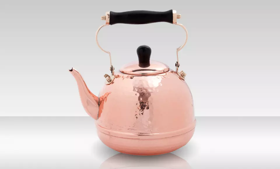 $49.99 for Old Dutch Solid Copper Hammered Tea Kettle ($110.99 List Price). Free Shipping and Returns. - Primary Image