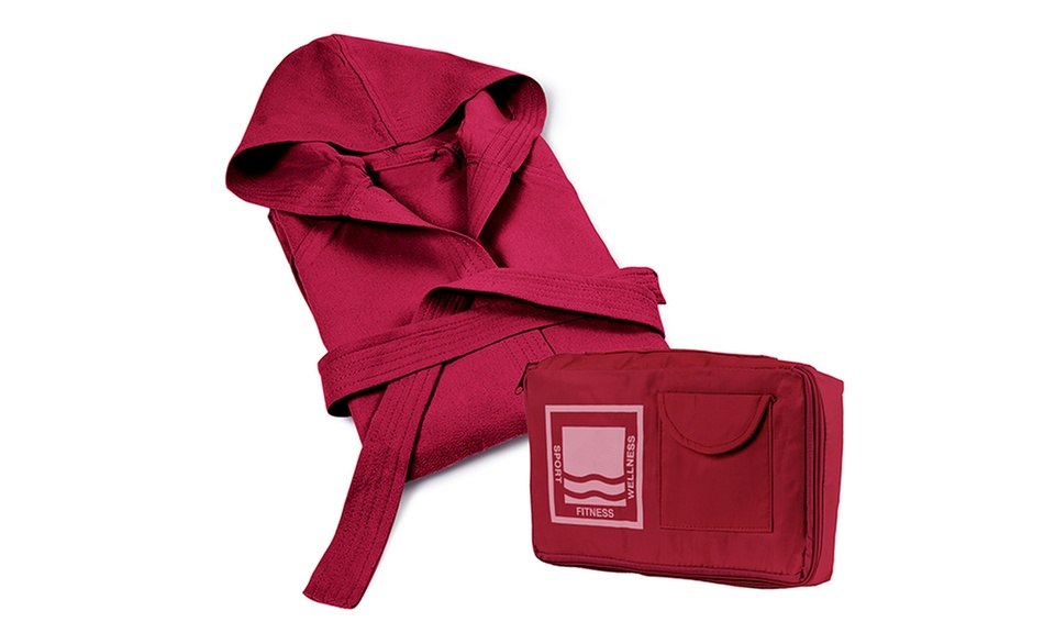 Accappatoio in microfibra con trattamento super assorbente